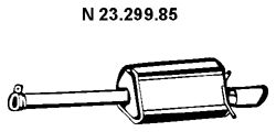 EBERSPACHER 2329985 -  Глушитель выхлопных газов конечный