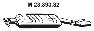 EBERSPACHER 2339382 -  Средний глушитель выхлопных газов