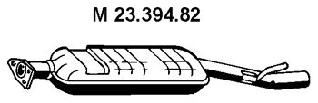 EBERSPACHER 2339482 -  Средний глушитель выхлопных газов
