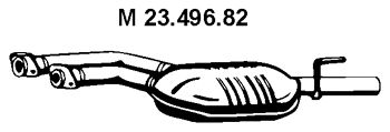 EBERSPACHER 2349682 -  Средний глушитель выхлопных газов
