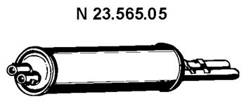 EBERSPACHER 2356505 -  Глушитель выхлопных газов конечный