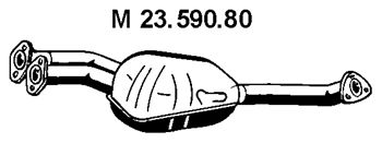 EBERSPACHER 2359080 -  Средний глушитель выхлопных газов