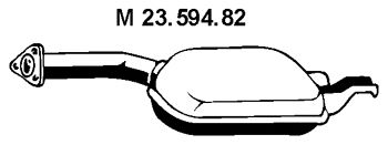 EBERSPACHER 2359482 -  Средний глушитель выхлопных газов