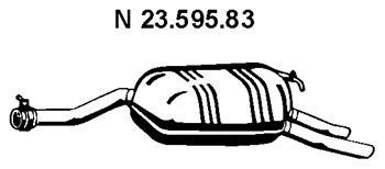 EBERSPACHER 2359583 -  Глушитель выхлопных газов конечный