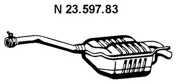 EBERSPACHER 2359783 -  Глушитель выхлопных газов конечный