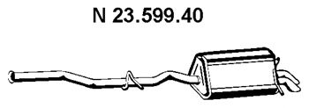 EBERSPACHER 2359940 -  Глушитель выхлопных газов конечный