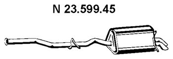EBERSPACHER 2359945 -  Глушитель выхлопных газов конечный