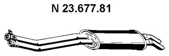 EBERSPACHER 2367781 -  Глушитель выхлопных газов конечный