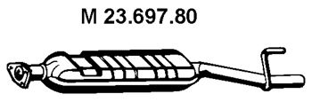 EBERSPACHER 2369780 -  Средний глушитель выхлопных газов