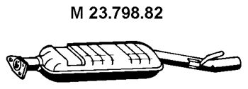 EBERSPACHER 2379882 -  Средний глушитель выхлопных газов