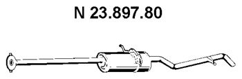 EBERSPACHER 2389780 -  Глушитель выхлопных газов конечный