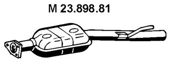 EBERSPACHER 2389881 -  Средний глушитель выхлопных газов