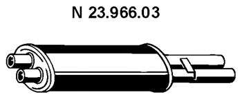 EBERSPACHER 2396603 -  Глушитель выхлопных газов конечный