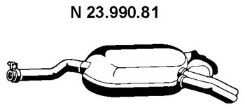 EBERSPACHER 2399081 -  Глушитель выхлопных газов конечный