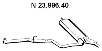 EBERSPACHER 2399640 -  Глушитель выхлопных газов конечный
