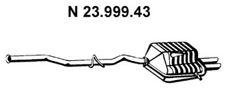 EBERSPACHER 2399943 -  Глушитель выхлопных газов конечный