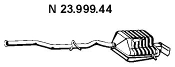 EBERSPACHER 2399944 -  Глушитель выхлопных газов конечный