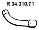 EBERSPACHER 3431071 -  Труба выхлопного газа