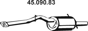 EBERSPACHER 4509083 -  Глушитель выхлопных газов конечный