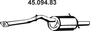 EBERSPACHER 4509483 -  Глушитель выхлопных газов конечный