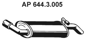 EBERSPACHER 6443005 -  Глушитель выхлопных газов конечный