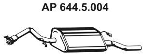 EBERSPACHER 6445004 -  Глушитель выхлопных газов конечный