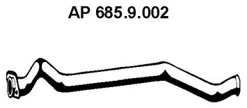 EBERSPACHER 6859002 -  Труба выхлопного газа