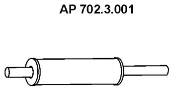 EBERSPACHER 7023001 -  Предглушитель выхлопных газов
