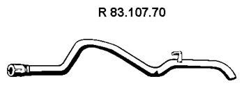 EBERSPACHER 8310770 -  Труба выхлопного газа