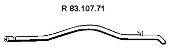 EBERSPACHER 8310771 -  Труба выхлопного газа