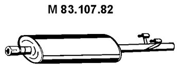 EBERSPACHER 8310782 -  Средний глушитель выхлопных газов