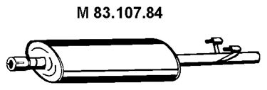 EBERSPACHER 8310784 -  Средний глушитель выхлопных газов