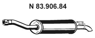 EBERSPACHER 8390684 -  Глушитель выхлопных газов конечный