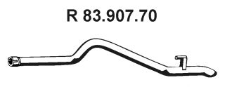 EBERSPACHER 8390770 -  Труба выхлопного газа
