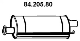 EBERSPACHER 8420580 -  Средний глушитель выхлопных газов