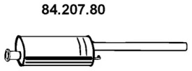 EBERSPACHER 8420780 -  Средний глушитель выхлопных газов