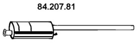 EBERSPACHER 8420781 -  Средний глушитель выхлопных газов
