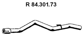 EBERSPACHER 8430173 -  Труба выхлопного газа