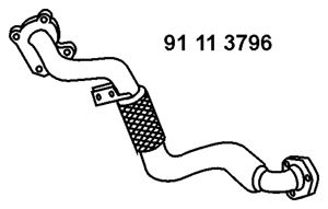 EBERSPACHER 91113796 -  Труба выхлопного газа