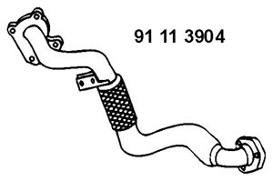 EBERSPACHER 91113904 -  Труба выхлопного газа