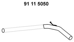 EBERSPACHER 91115050 -  Труба выхлопного газа