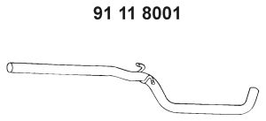 EBERSPACHER 91118001 -  Труба выхлопного газа
