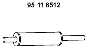 EBERSPACHER 95116512 -  Предглушитель выхлопных газов