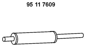 EBERSPACHER 95117609 -  Предглушитель выхлопных газов