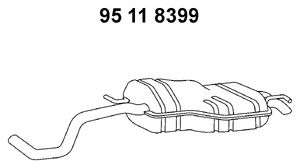 EBERSPACHER 95118399 -  Глушитель выхлопных газов конечный