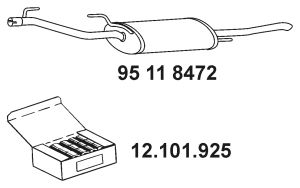 EBERSPACHER 95118472 -  Глушитель выхлопных газов конечный