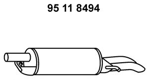 EBERSPACHER 95118494 -  Глушитель выхлопных газов конечный