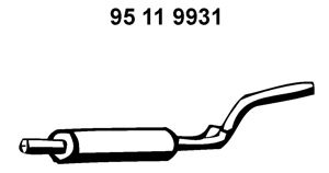 EBERSPACHER 95119931 -  Средний глушитель выхлопных газов