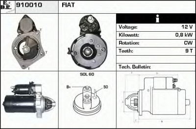 EDR 910010 - Стартер