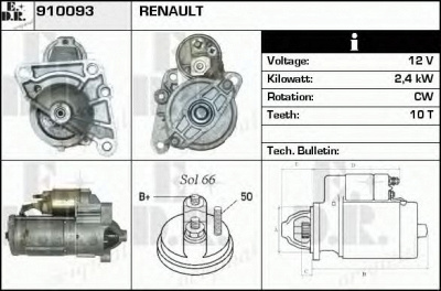 EDR 910093 -  Стартер